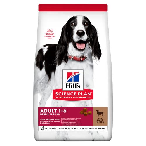 Hills Science Plan Canine Adult Medium Lamb&Rice 18kg