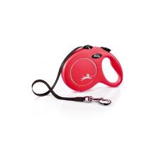 Vodítko FLEXI Classic New L pásek 5m/50kg červená