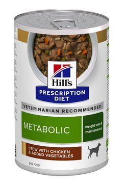 Hills Prescription Diet Canine Metabolic Weight Loss Chicken&Veg Konz.354g