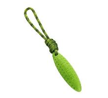 Hračka pes ZEPPELIN MINI plov. z TPR zelená Kiwi