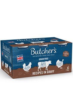 Butcher's Dog Original hovězí/krůtí/kuř. konz. 6x400g