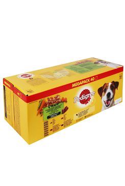 Pedigree kapsa Adult mas.výběr se zel.ve šťávě 40x100g