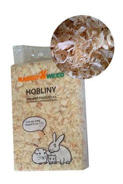 Hobliny podestýlka lis.hrubá TOP RabbitWeed 30l/0,6kg