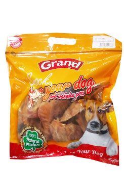 GRAND Dog poch. Suš. Mňamka ucho vepřové 10+2ks