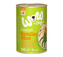 WOW Dog konz. PUR zelenina a ovoce 400g