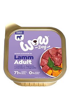 WOW Dog paštika Adult jehněčí s dýní 150g