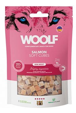 WOOLF Cubes poch. Soft Salmon 100g