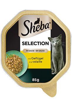 Sheba vanička Selection s drůbežím 85g