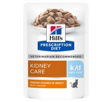 Hills Prescription Diet Feline K/D Kidney Care + Early Stage kapsičky 12x85g