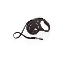 Vodítko FLEXI Classic New M pásek 5m/25kg černá