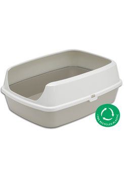 WC kočka MARYLOO 50cm s vysokým okrajem, šedá