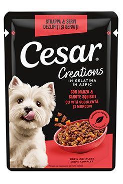 Cesar Tasty kapsa hovězí se zeleninou v želé 100g