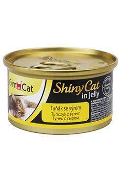 GimCat ShinyCat konz. tuňák&sýr 70g