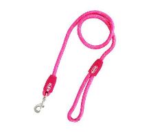 Vodítko BUSTER Reflective lanové 120cm/13mm růžové