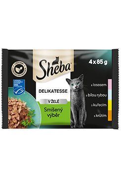 Sheba kapsa Delikatesse mix výběr 4x85g