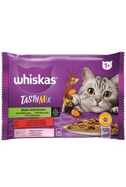 Whiskas kaps. Tasty Mix Chef's Choice ve šťávě 4x85g
