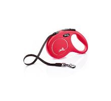Vodítko FLEXI Classic New M pásek 5m/25kg červená