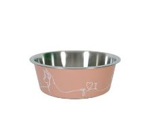 Miska nerez pes LOVE DOG 1,2l růžová Zolux