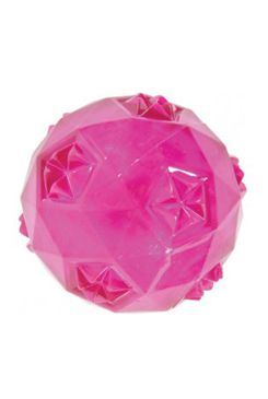 Hračka pes BALL TPR POP míček 6cm růžová Zolux