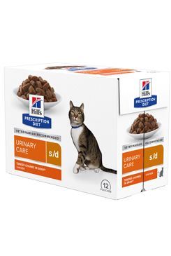 Hills Prescription Diet Feline S/D Chicken kapsičky 12x85g