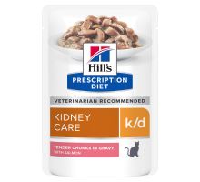 Hills Prescription Diet Feline K/D Kidney Care Salmon kapsičky 12x85g