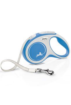 Vodítko FLEXI Comfort New S pásek 5m/15kg modrá