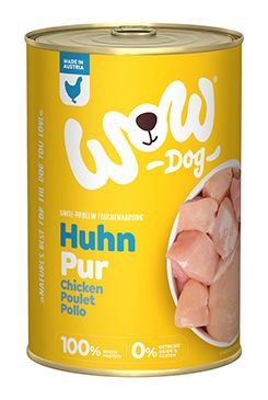WOW Dog konz. PUR kuřecí monoprotein 400g