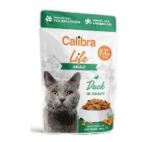 Calibra Cat Life kapsa Adult Duck in gravy 85g