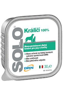 SOLO Coniglio 100% (králík) vanička 300g