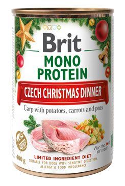 Brit Care Dog Christmas konz Mono Protein can 400g