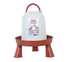 Žlab pitný pro drůbež stojící 1,5l červená Zolux