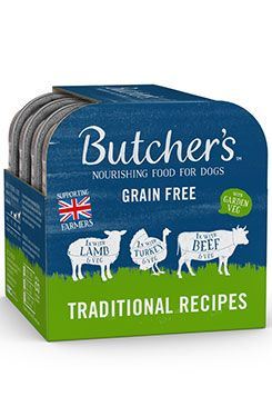 Butcher's Dog Original hovězí/krůt/jehn vanička 4x150g