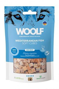 WOOLF Cubes poch. Soft Mediterranean Fish 100g