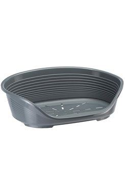 Pelech plast SIESTA DLX 4 tm.šedý 61,5x45x21,5cm FP