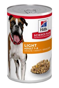 Hills Science Plan Canine Adult Light Chicken konzerva 370g