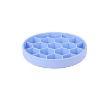 Miska Slow Feeder SILICONE modrá L Zolux