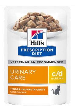 Hills Prescription Diet Feline C/D MultiCare Chicken kapsičky 12x85g