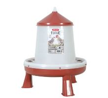 Krmítko pro drůbež SILO stojící 4kg červená Zolux