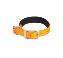 Obojek pes SOFT nylon 25mm/65cm oranžová Zolux